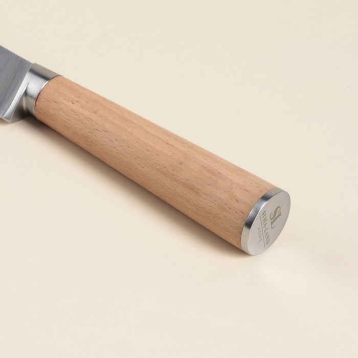 Нож кухонный разделочный SL Home &laquo;Калабрия&raquo;, нержавеющая сталь, 20,5 см, бежевый