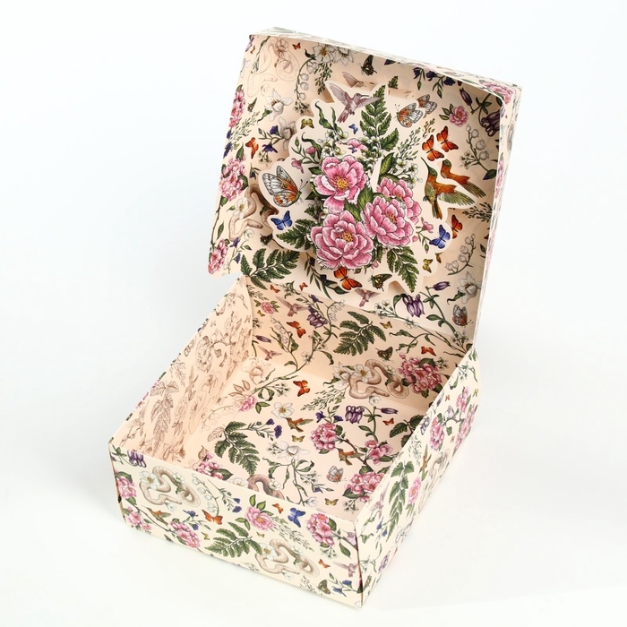 Подарочная коробка складная с 3Д For you, Принцессы, 15х15х7 см