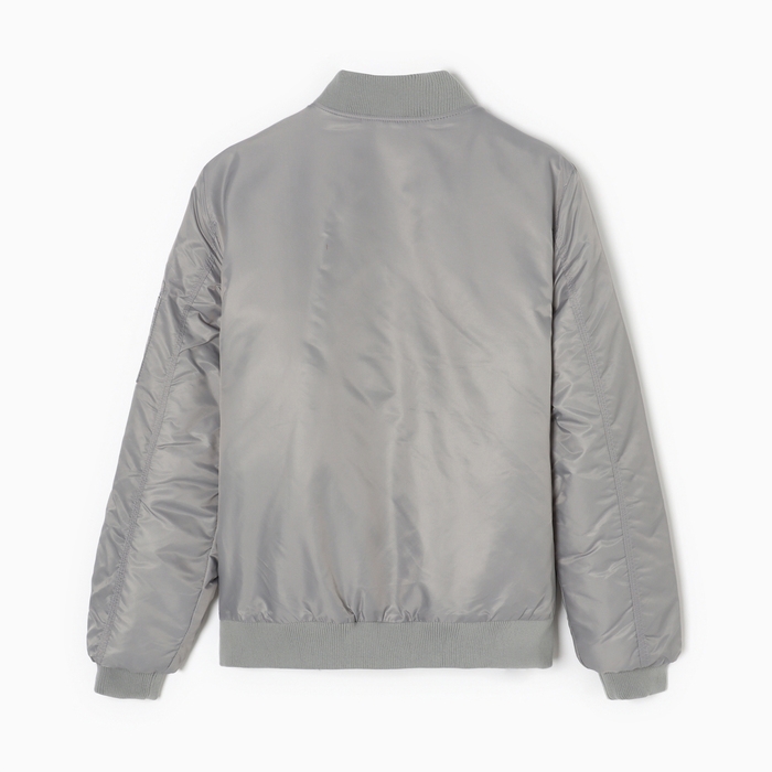 Бомбер мужской на молнии MIST, размер 54, серый Бомбер мужской на молнии MIST, размер 54, серый