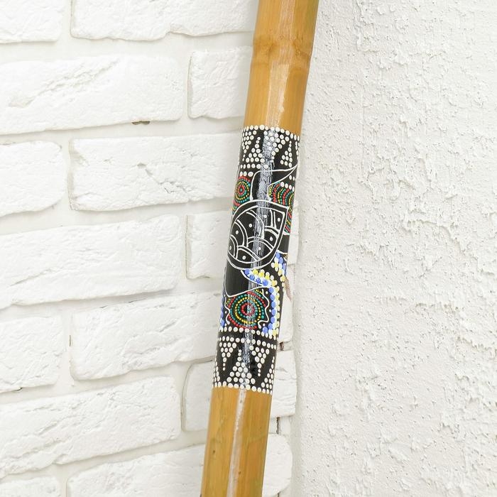 Сувенирный музыкальный инструмент "Посох дождя" 80 см МИКС