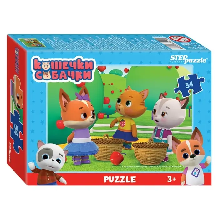 Пазл &laquo;Мультфильмы: Ми-ми-мишки. Сказочный патруль&raquo;, 54 элемента, МИКС