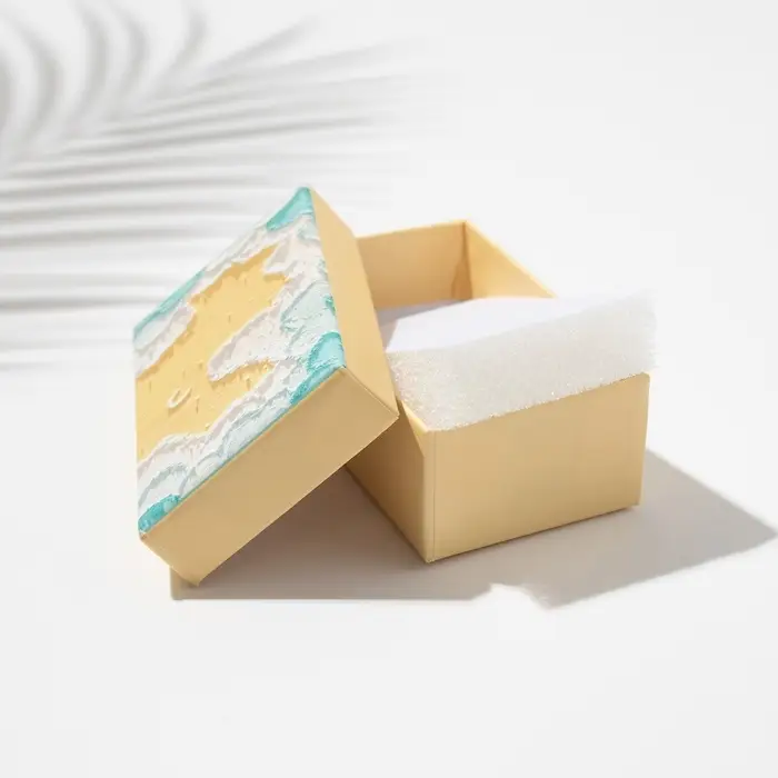 Коробочка подарочная под набор &laquo;Живопись&raquo;, 5&times;8 (размер полезной части 4.5&times;7.5 см), цветная, вставка белая