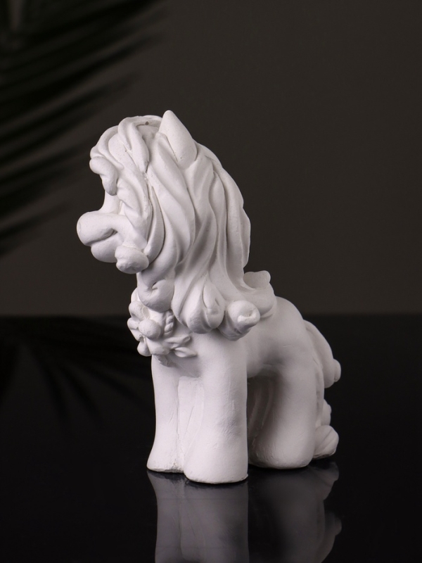 Статуэтка "Пони Красотка" 10х7х5 см, натуральный