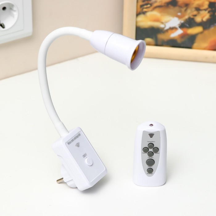 Бра с ПДУ Бра с ПДУ "Синди" Е27 15Вт белый 4х2х33см