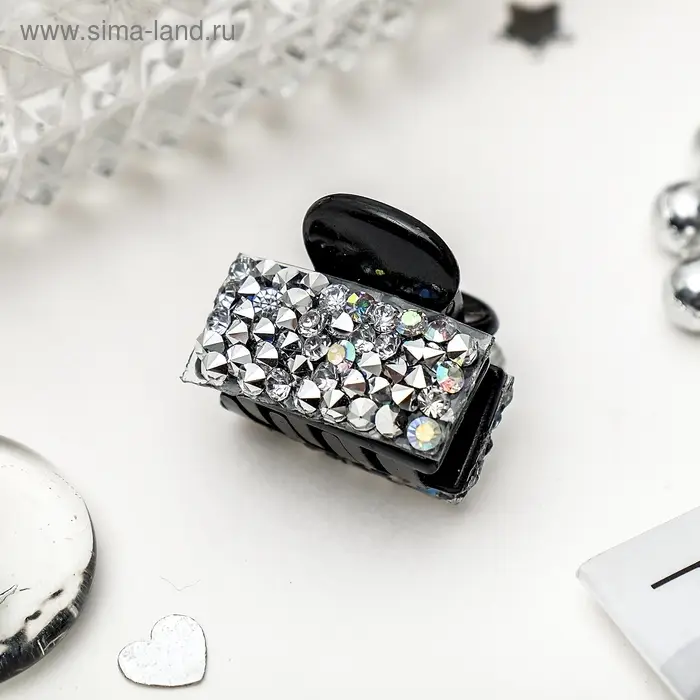 Крабик для волос &laquo;Великолепие&raquo;, прямоугольник, 2.5 см