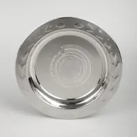 Тарелка наградная &laquo;Круг почета&raquo;, серебристая