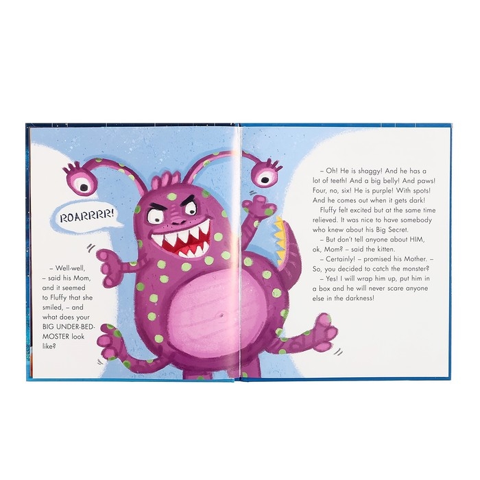 Книга на английском &laquo;Котёнок Пух и его большой секрет. Kitten Fluffy and his Big Secret&raquo;