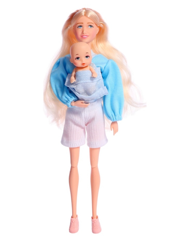 Кукла-модель "Счастливая мамочка" с аксессуарами