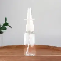 Бутылочка для хранения, с распылителем, 30 мл, цвет прозрачный/белый