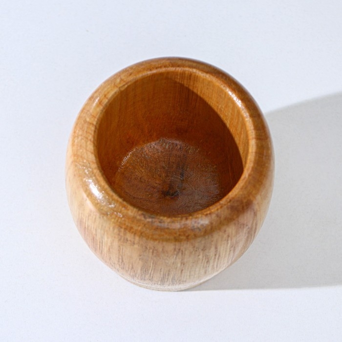 Ступка с толкушкой Доляна &laquo;Бамбук&raquo;, 10 см