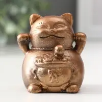 Фигура &laquo;Кот манэки-нэки&raquo;, 5.5&times;5&times;5 см, бронза