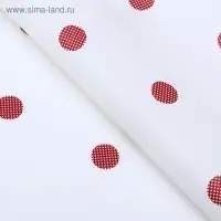 Плёнка для цветов, красный горох, 57&times;57 см