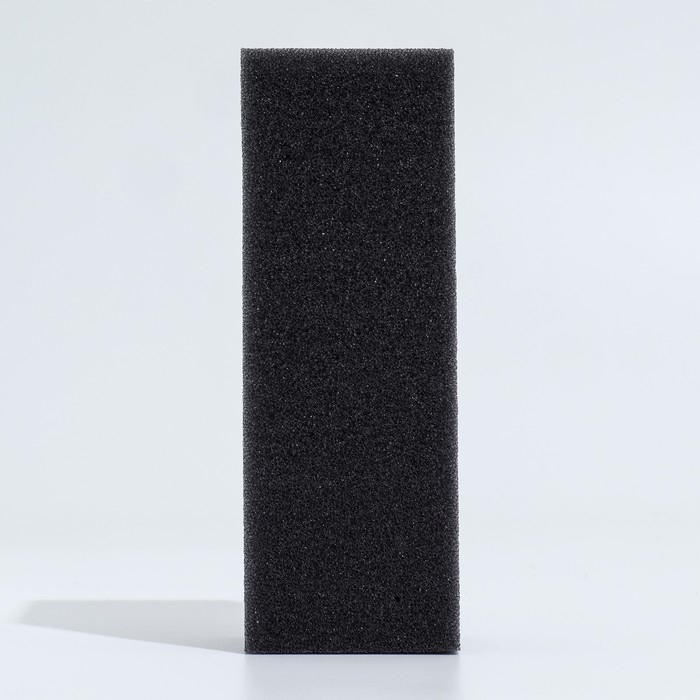 Губка прямоугольная для фильтра, серия F, 5,5 х 6 х 17 см, серая