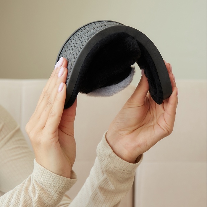 Тапочки женские с открытым носом размер 36-37, цвет серый Тапочки женские с открытым носом размер 36-37, цвет серый