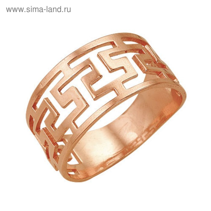Кольцо «Клеопатра», розовое золочение, 19 размер Кольцо «Клеопатра», розовое золочение, 19 размер