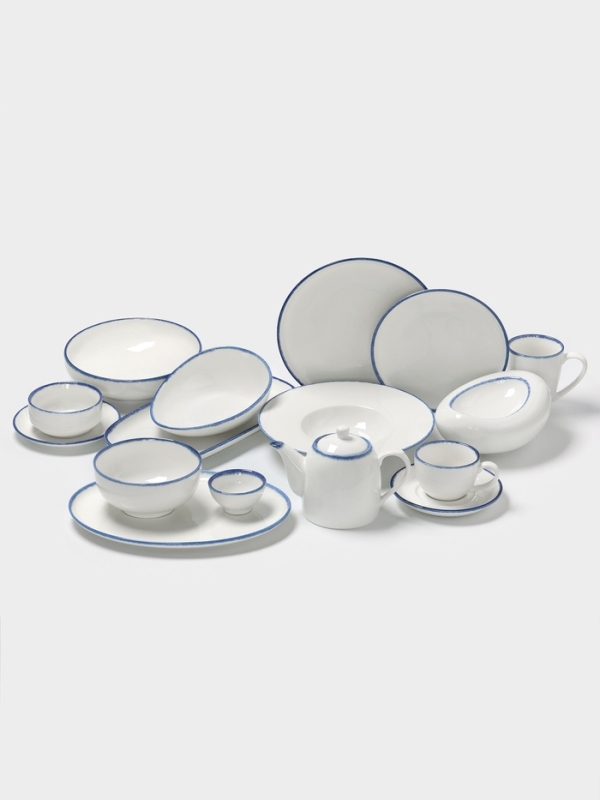 Салатник "Blue Lagoon" Magistro 13см, 13х6,3, цвет белый, синий