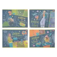 Альбом д/рис А4 40л на скобе Hatber "Street Style"