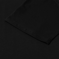 Футболка женская с кулиской MINAKU REGULAR FIT: цвет чёрный, р-р 44