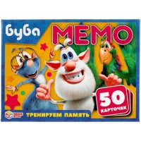 Игра карточная Мемо «Буба», 50 карточек 65х95 мм Игра карточная Мемо «Буба», 50 карточек 65х95 мм
