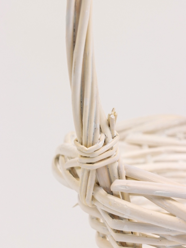 Набор 3 шт корзин плетеных 28х28х16, 22х22х15, 19х19х14 см, плетеная ручка h=_ см, серый