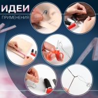 Швейный набор, 23 предмета, в пластиковом контейнере, 9 &times; 6 &times; 3 см