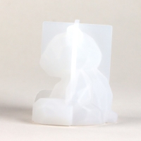 Фигурка гипсовая под раскраску своими руками &laquo;Полигональный гипсовый мишка&raquo;, 7 х 6 см, набор для создания