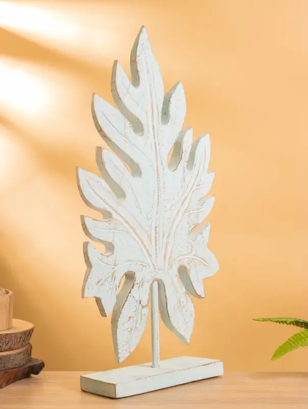 Сувенир на подставке &laquo;Лист&raquo;, 29&times;8&times;57 см, дерево