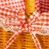 Корзина для пикника, 25&times;22&times;26 см, ротанг