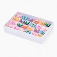 Кольцо &laquo;Выбражулька&raquo; бабочка, форма МИКС, цветное, безразмерное