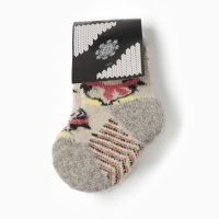 Носки детские шерстяные &laquo;Пингвин&raquo;, цвет белый, размер 12