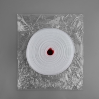 Шторная лента люверсная, органза, 10 см, 50 &plusmn; 1 м, цвет прозрачный