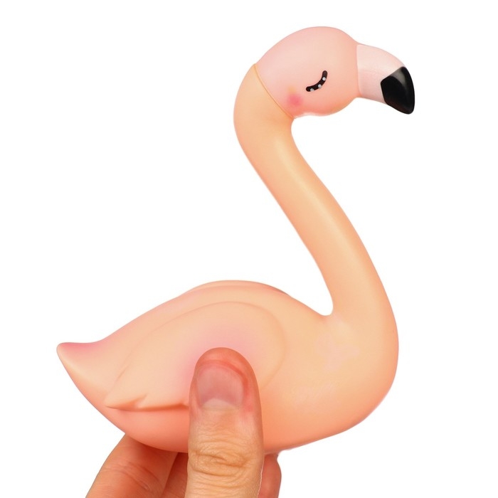Игрушка для ванны &laquo;Розовый фламинго&raquo;, 1 шт, Крошка Я