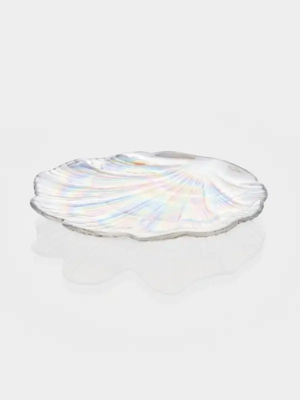 Блюдо сервировочное "Ракушка", 19х2 см, перламутр