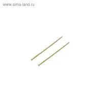 Гвозди СТРОЙБАТ, финишные, ГОСТ 7811-7035, латунированные, 1,4x45 мм, 40 шт