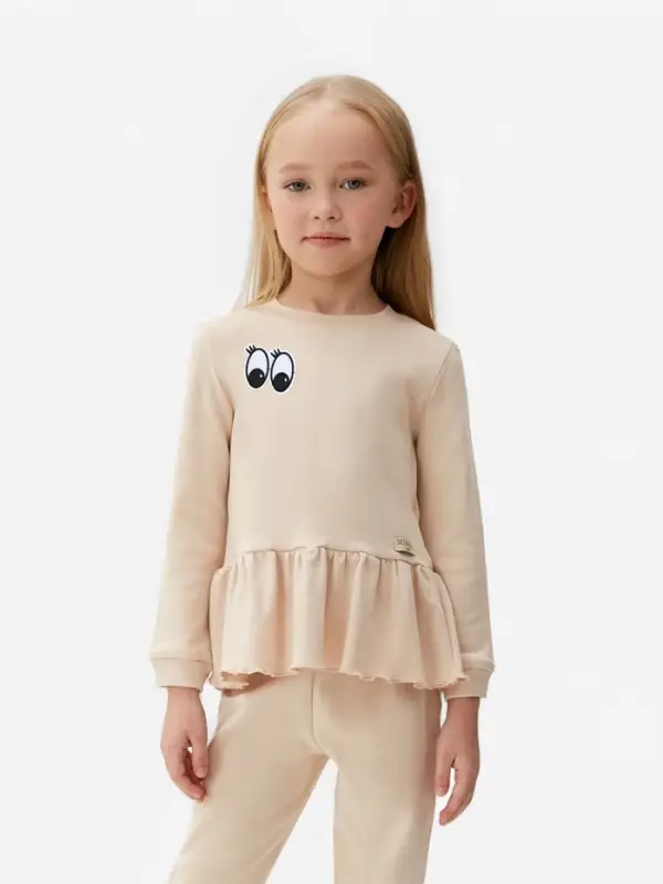 Термоаппликация &laquo;Глазки с ресницами&raquo;, 6&times;5 см, белая