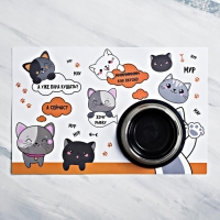 Коврик под миску &laquo;Хочу рыбку&raquo; 43х28 см