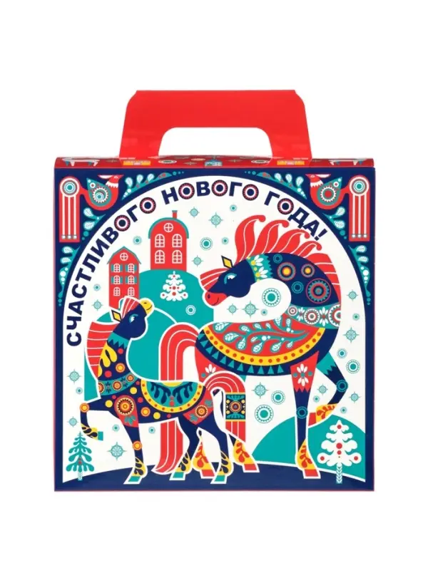 Сладкий новогодний подарок &laquo;Гжель&raquo;, 650 г