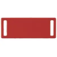 Шильдик металлический Kova, красный