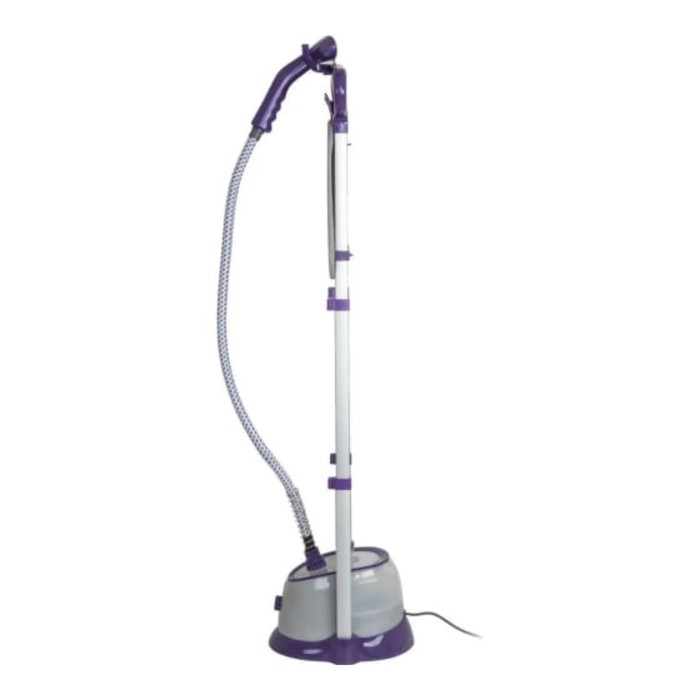 Отпариватель Econ ECO-BI2010S, напольный, 2000 Вт, 1.7 л, 30 г/мин, серебристо-фиолетовый