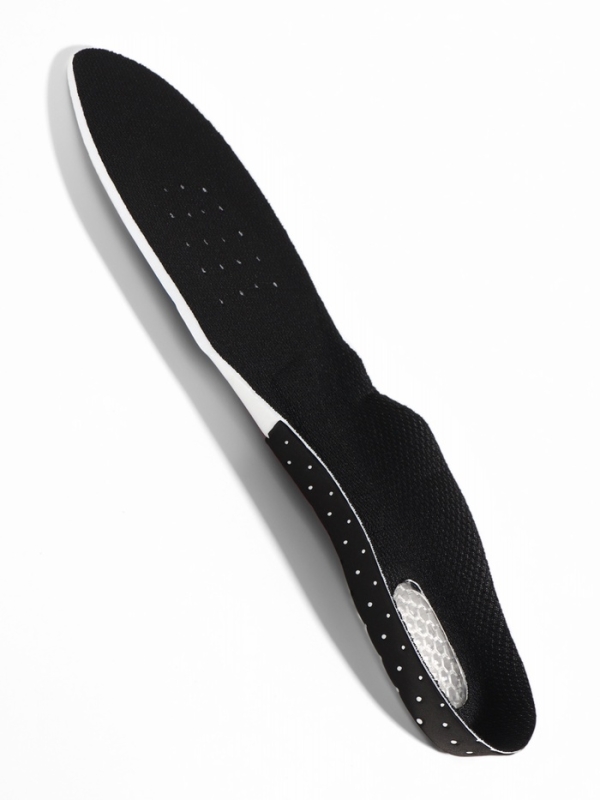 Стельки для обуви, универсальные, спортивные, дышащие, р-р RU до 41 (р-р Пр-ля до 40), 26,5 см, пара, цвет чёрный