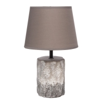 Настольная лампа "Аманда" Е27 40Вт серый 20х20х33 см Настольная лампа "Аманда" Е27 40Вт серый 20х20х33 см