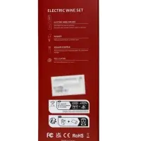 Набор сомелье электрический LSH-04, пробка, аэратор, штопор, от батареек, пластик