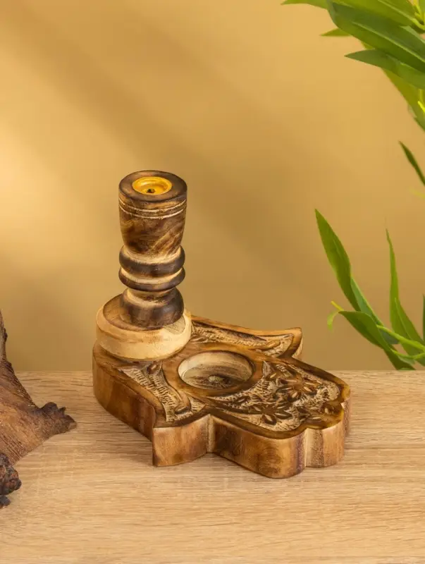 Подставка под благовония "Рука Фатимы" дерево 15 см