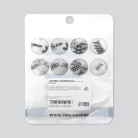 Шнурки для обуви, пара, с плоским сечением и фиксатором на магнитах, 100 см, цвет серый