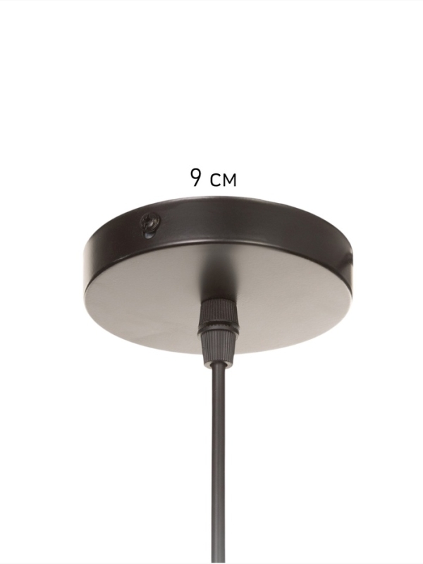 Светильник William 1х40Вт Е27 пр-1м черный 40х40х35см