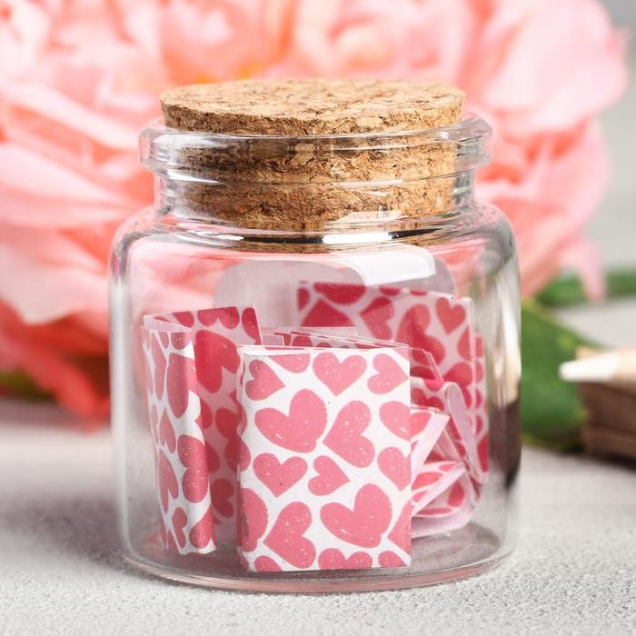 Баночка с любовными пожеланиями &laquo;10 причин моей любви к тебе&raquo;, 4,7 х 5 см