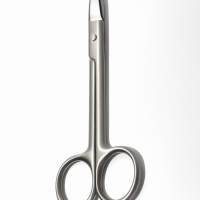 Ножницы педикюр прямые 8*20мм/11,8*5см серебр зип пакет QF Ножницы педикюр прямые 8*20мм/11,8*5см серебр зип пакет QF