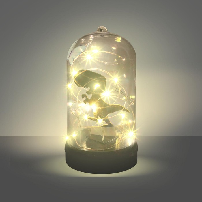 Набор для творчества &laquo;Создай ночник: динозаврик&raquo;, с декором, 3+