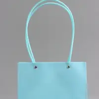 Сумка для цветов влагостойкая, тиффани, 22x10.5x13.5 см