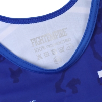 Трико борцовское FIGHT EMPIRE, WT500B, синее, размер 140